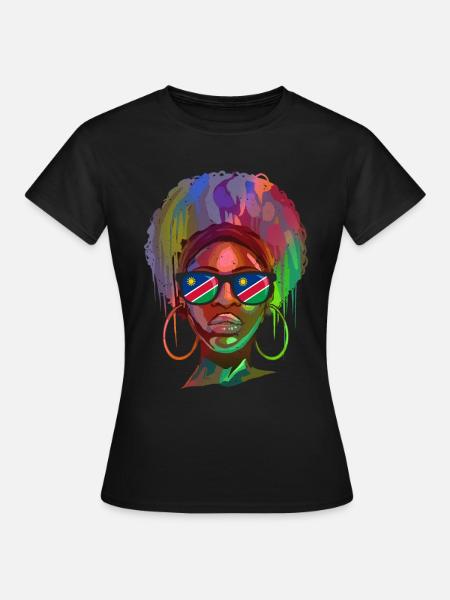 Namibia - Frauen T-Shirt - Schwarz