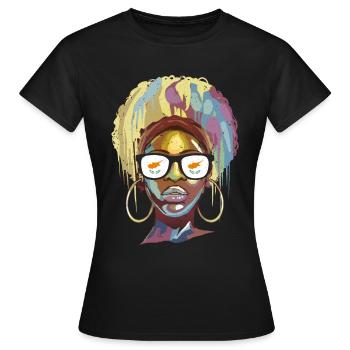 Zypern - Frauen T-Shirt - Schwarz - Vorne - AI Model Female 172 dark (172cm)