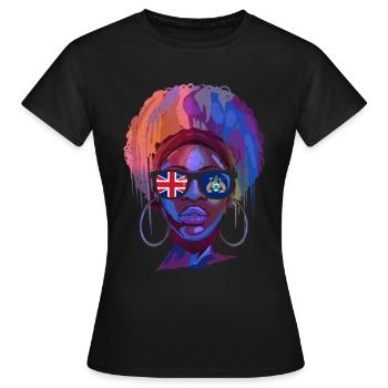 Ascension - T-shirt Femme - noir - Devant - AI Model Female 172 dark (172cm)