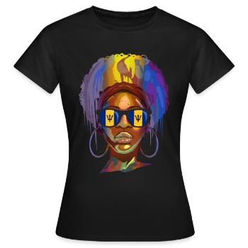 Barbados - Women's T-Shirt - black - Front - AI Model Female 172 dark (172cm)