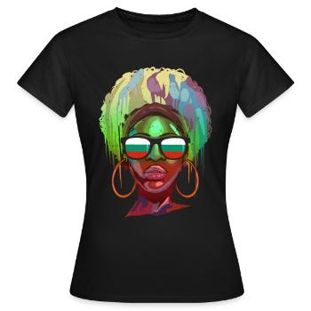 Bulgarien - Frauen T-Shirt - Schwarz - Vorne - AI Model Female 172 dark (172cm)