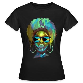 Bahamas - T-shirt Femme - noir - Devant - AI Model Female 172 dark (172cm)