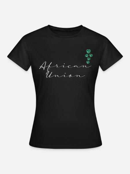 Afrikanische Union - Frauen T-Shirt - Schwarz