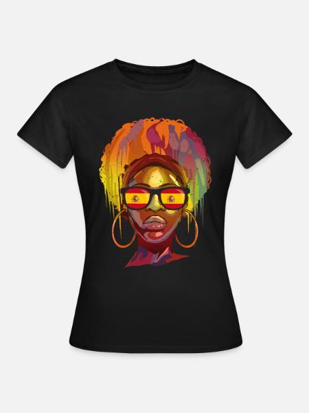 Spanien - Frauen T-Shirt - Schwarz