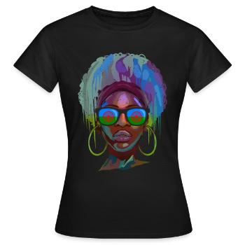 Roma - Women's T-Shirt - black - Front - AI Model Female 172 dark (172cm)