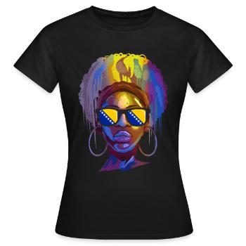 Bosnien und Herzegowina - Frauen T-Shirt - Schwarz - Vorne - AI Model Female 172 dark (172cm)