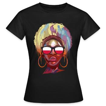 Polen - Frauen T-Shirt - Schwarz - Vorne - AI Model Female 172 dark (172cm)
