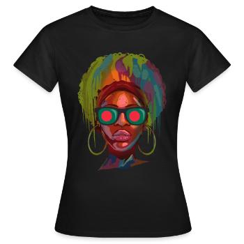 Bangladesh - Women's T-Shirt - black - Front - AI Model Female 172 dark (172cm)