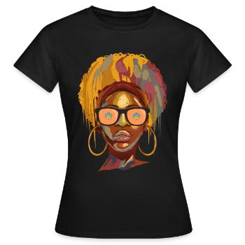 Bali - Frauen T-Shirt - Schwarz - Vorne - AI Model Female 172 dark (172cm)