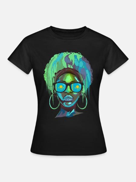 Kasachstan - Frauen T-Shirt - Schwarz