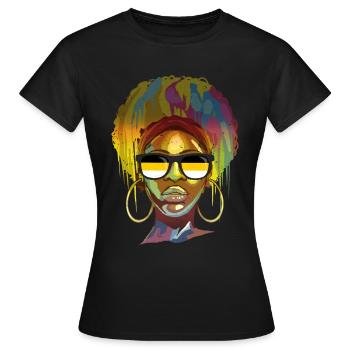 Empire russe - T-shirt Femme - noir - Devant - AI Model Female 172 dark (172cm)