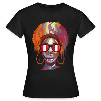 Peru - Frauen T-Shirt - Schwarz - Vorne - AI Model Female 172 dark (172cm)