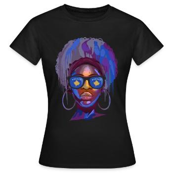 Kosovo - Frauen T-Shirt - Schwarz - Vorne - AI Model Female 172 dark (172cm)