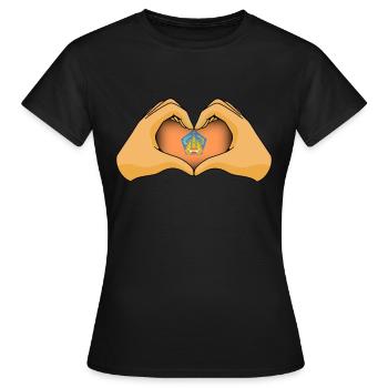 Bali - Frauen T-Shirt - Schwarz - Vorne - AI Model Female 172 dark (172cm)