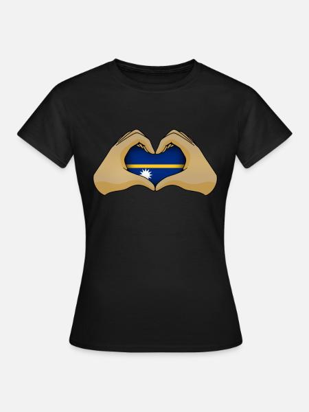 Nauru - Frauen T-Shirt - Schwarz