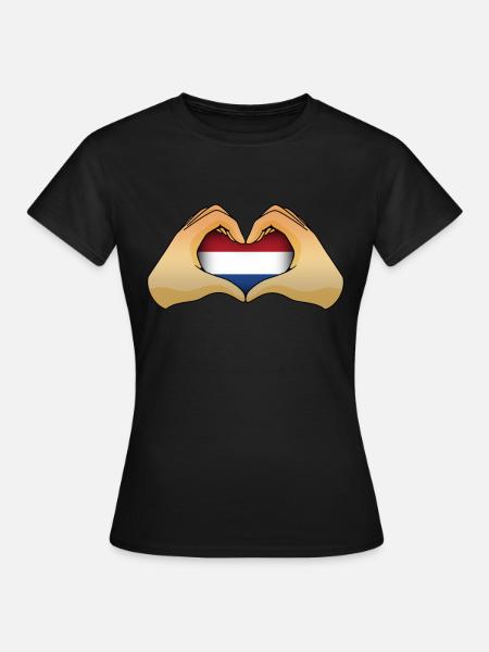 Niederlande - Frauen T-Shirt - Schwarz