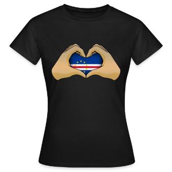Cape Verde - Women's T-Shirt - black - Front - AI Model Female 172 dark (172cm)