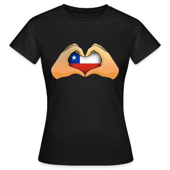 Chili - T-shirt Femme - noir - Devant - AI Model Female 172 dark (172cm)