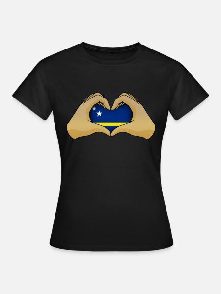 Curaçao - Frauen T-Shirt - Schwarz