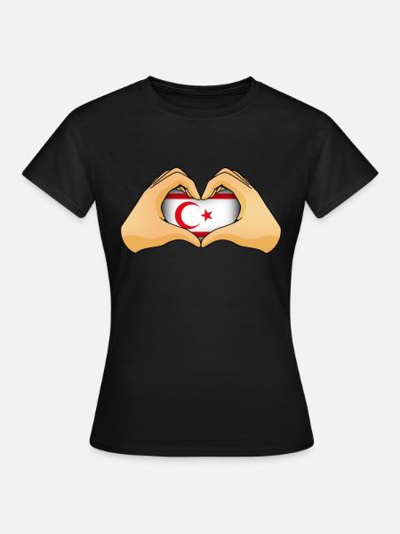 Nordzypern - Frauen T-Shirt - Schwarz