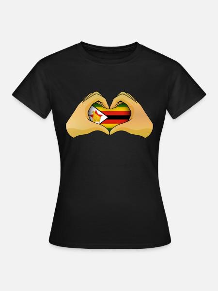 Simbabwe - Frauen T-Shirt - Schwarz