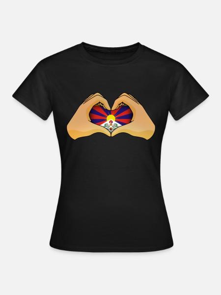 Tibet - Frauen T-Shirt - Schwarz