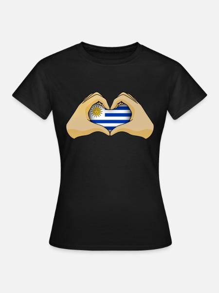 Uruguay - Frauen T-Shirt - Schwarz