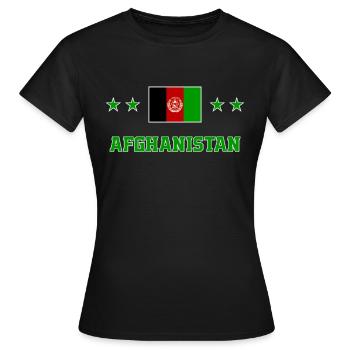 Afghanistan - T-shirt Femme - noir - Devant - AI Model Female 172 dark (172cm)