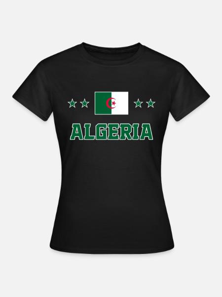 Algerien - Frauen T-Shirt - Schwarz