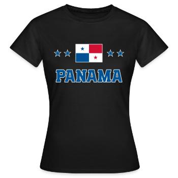 Panama - Frauen T-Shirt - Schwarz - Vorne - AI Model Female 172 dark (172cm)
