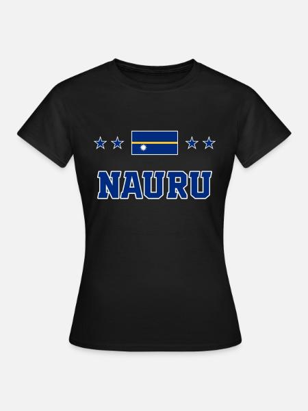 Nauru - Frauen T-Shirt - Schwarz