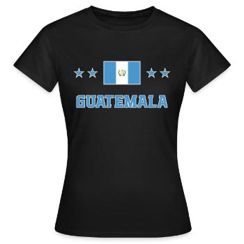 Guatemala - Frauen T-Shirt - Schwarz - Vorne - AI Model Female 172 dark (172cm)
