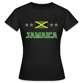 Jamaica - Women's T-Shirt - black - Front - AI Model Female 172 dark (172cm)