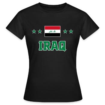 Irak - Frauen T-Shirt - Schwarz - Vorne - AI Model Female 172 dark (172cm)
