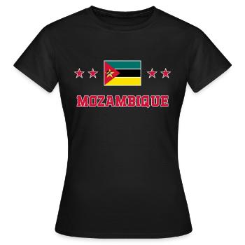 Mozambique - T-shirt Femme - noir - Devant - AI Model Female 172 dark (172cm)