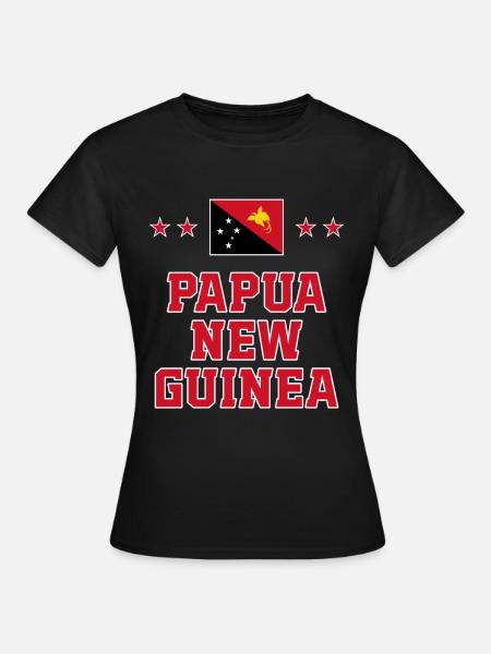 Papua-Neuguinea - Frauen T-Shirt - Schwarz