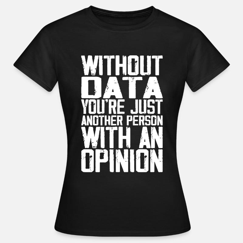 Data Whisperer Job Data Scientist Data Science - Dame-T-shirt - sort