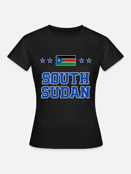 Südsudan - Frauen T-Shirt - Schwarz