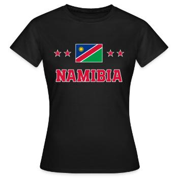Namibie - T-shirt Femme - noir - Devant - AI Model Female 172 dark (172cm)