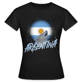 Argentina - Women's T-Shirt - black - Front - AI Model Female 172 dark (172cm)