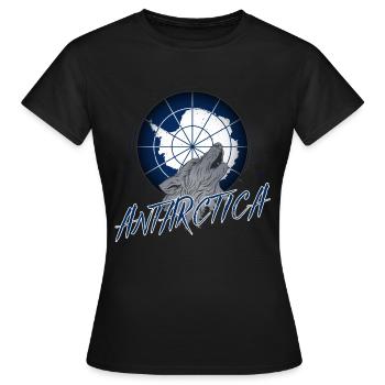 Antarctique - T-shirt Femme - noir - Devant - AI Model Female 172 dark (172cm)