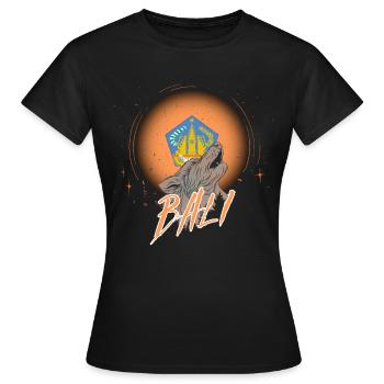 Bali - Frauen T-Shirt - Schwarz - Vorne - AI Model Female 172 dark (172cm)