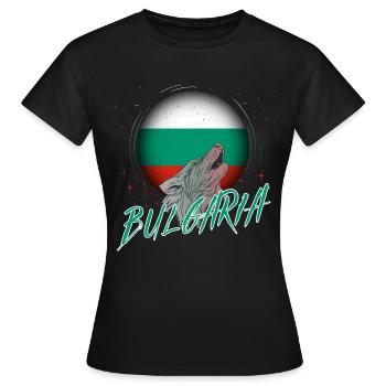 Bulgarie - T-shirt Femme - noir - Devant - AI Model Female 172 dark (172cm)