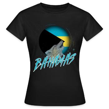 Bahamas - T-shirt Femme - noir - Devant - AI Model Female 172 dark (172cm)