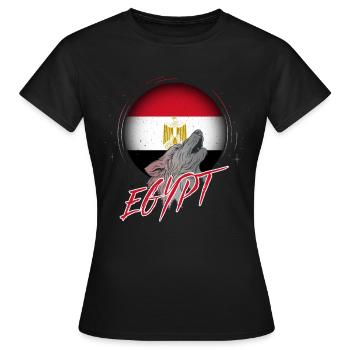 Ägypten - Frauen T-Shirt - Schwarz - Vorne - AI Model Female 172 dark (172cm)