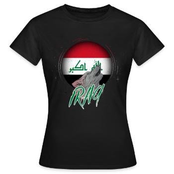 Irak - Frauen T-Shirt - Schwarz - Vorne - AI Model Female 172 dark (172cm)