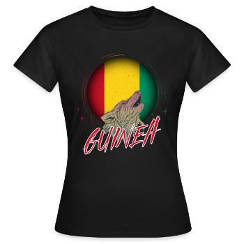 Guinée - T-shirt Femme - noir - Devant - AI Model Female 172 dark (172cm)