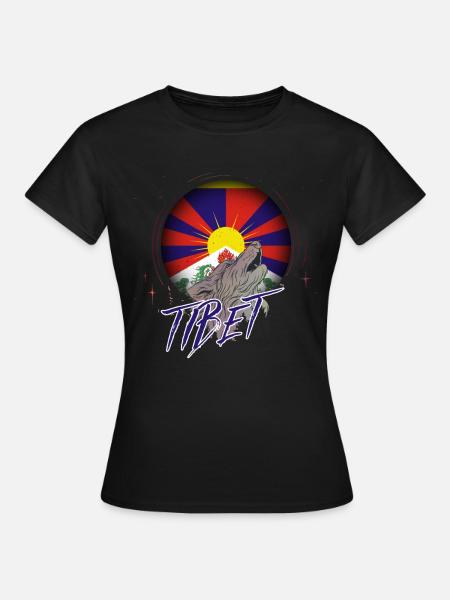 Tibet - Frauen T-Shirt - Schwarz