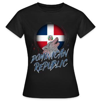République dominicaine - T-shirt Femme - noir - Devant - AI Model Female 172 dark (172cm)