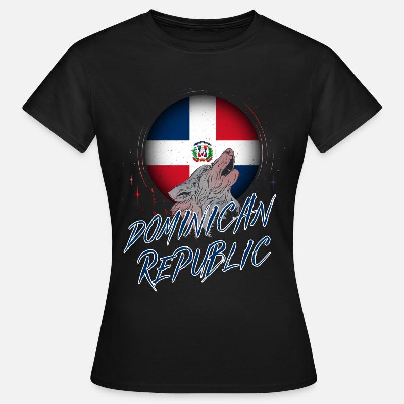 Repubblica Dominicana - Maglietta da donna - nero